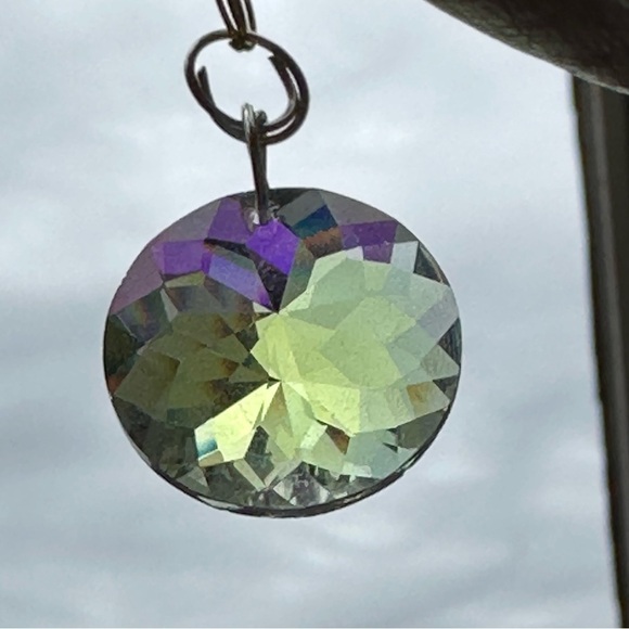 Crystal prism Rainbow Glass Purse Charm Suncatcher Handbag window Ornament decor - Picture 5 of 11